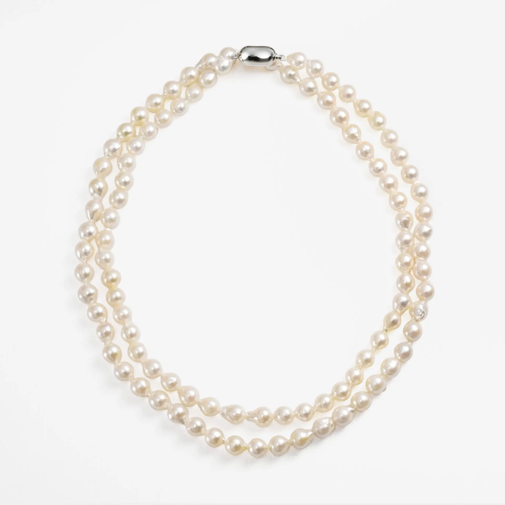 バロックアコヤパール6.5-7mmロングネックレス 80cm