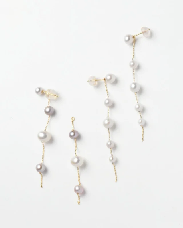 K18YG あこや真珠7mm スタッドピアス K18YG あこや真珠7mm スタッドピアス